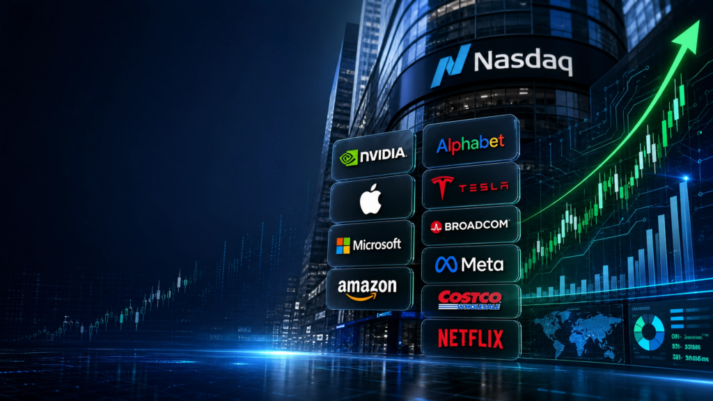 Top 10 Companies on Nasdaq by Market Cap (2026): Largest Nasdaq Stocks Explained